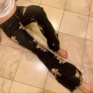 Free people denim bell bottoms